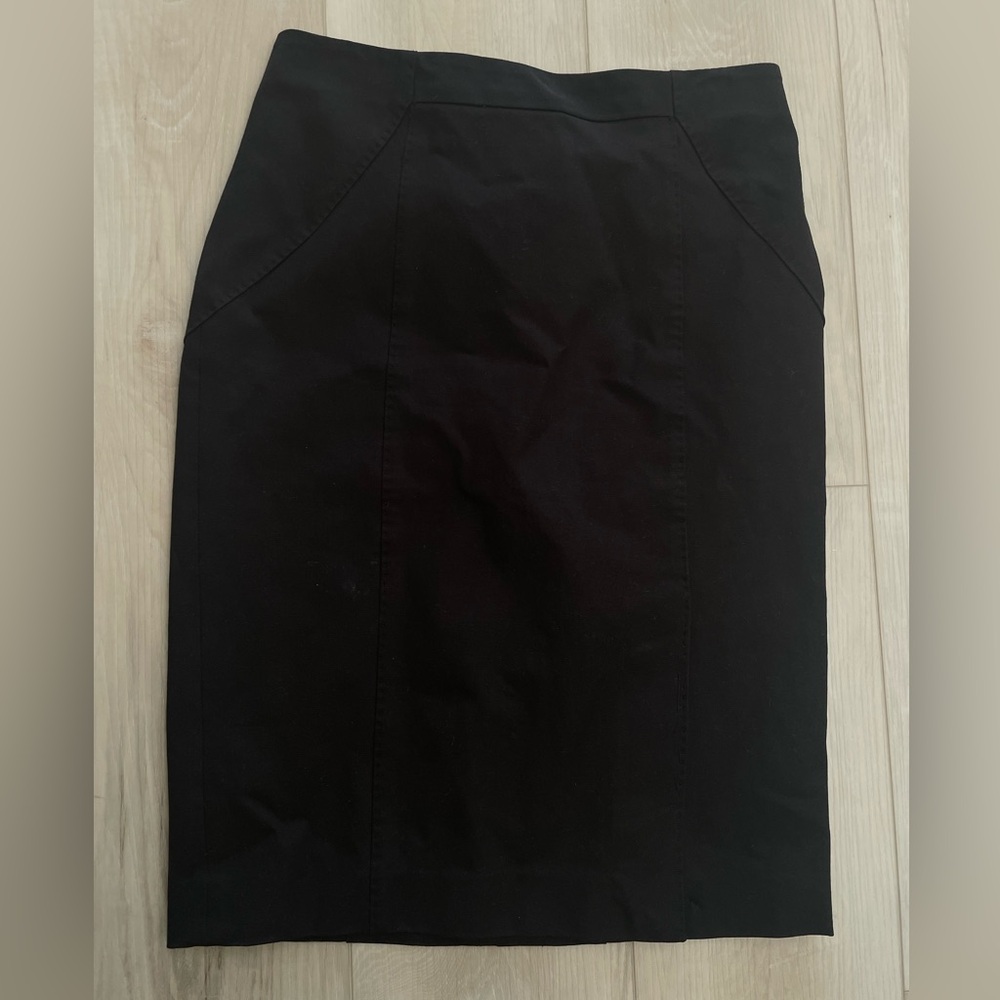 Banana Republic Elegant Black Pencil Skirt
